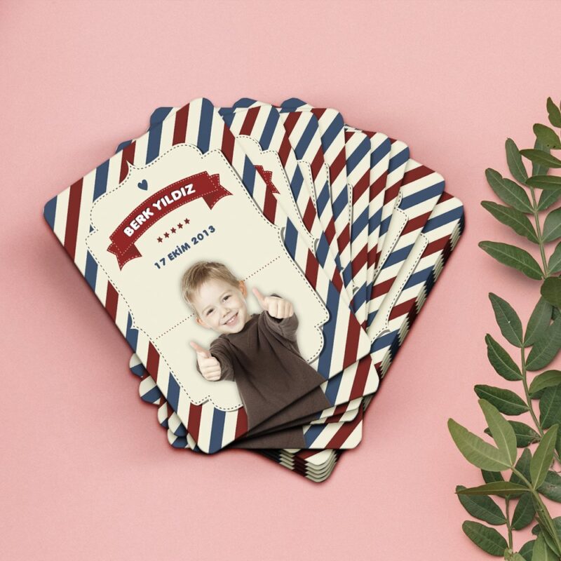 Doğum Günü için Resimli Buzdolabı Magneti 105 Adet 9x6cm