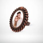 Kişiye Özel Fotoğraflı Antik Bakır Yaldız Yüzük (Model 5)