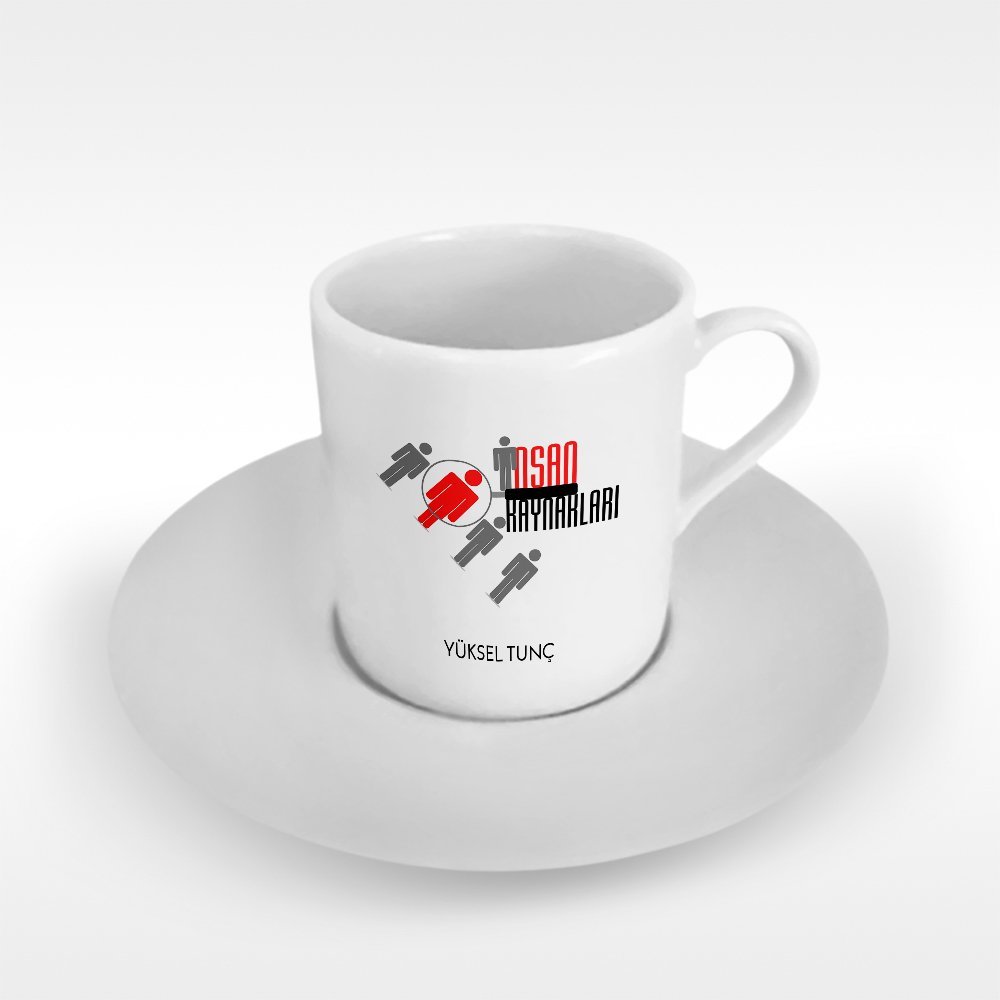 Kişiye Özel Mesleki İnsan Kaynakları Türk Kahvesi Fincanı