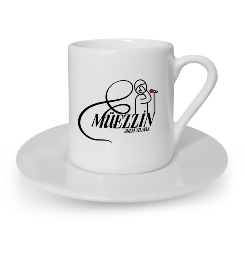 Kişiye Özel Mesleki Müezzin Türk Kahvesi Fincanı - 1