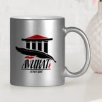 Kişiye Özel Mesleki Avukat Gümüş Yaldızlı Kupa Bardak - 7