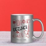 Kişiye Özel Mesleki Eczacı Gümüş Yaldızlı Kupa Bardak - 2