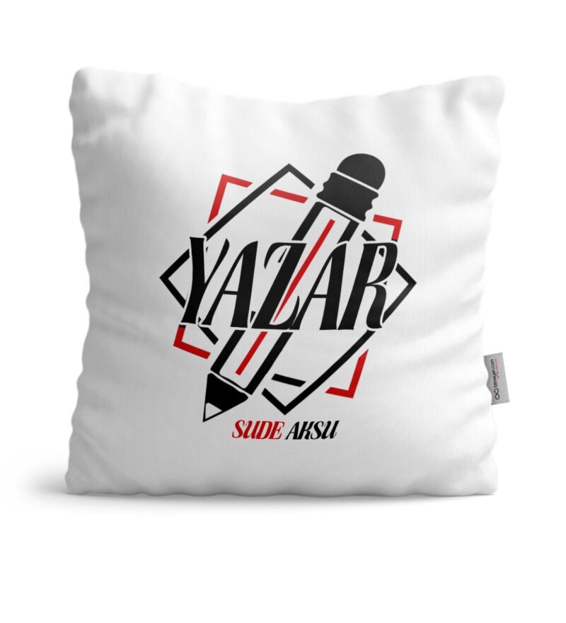 Kişiye Özel Mesleki Yazar Dekoratif Yastık - 3