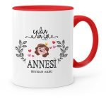 Kişiye Özel Yılın En İyi Annesi Kırmızı Kupa Bardak - 2