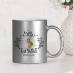 Kişiye Özel Yılın En İyi Kaynanası Gümüş Yaldızlı Kupa Bardak