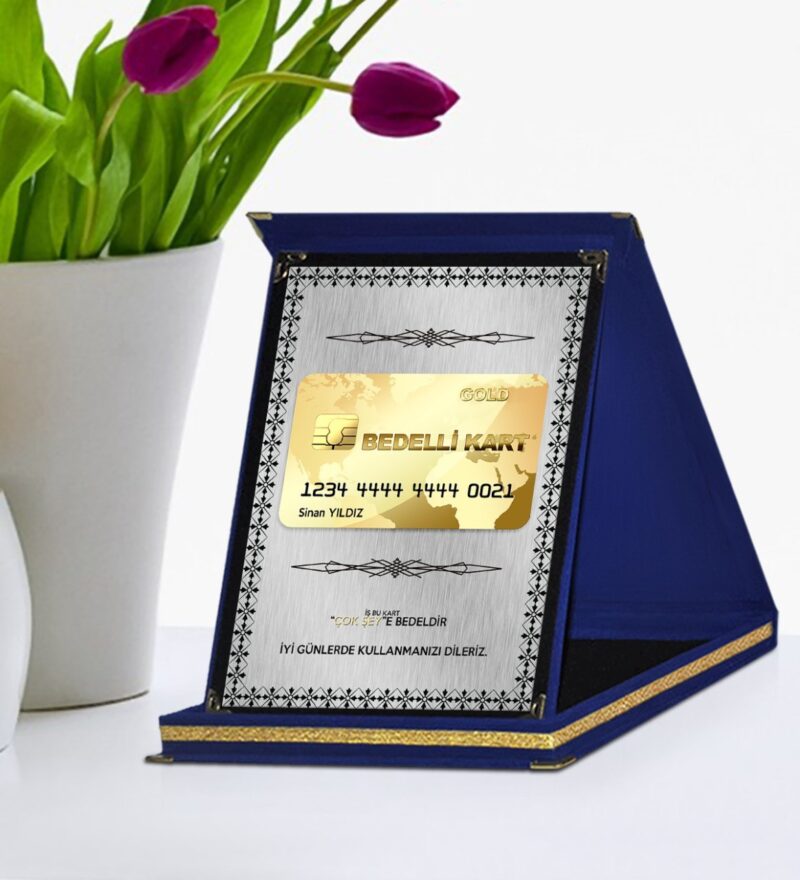 Kişiye Özel Bedelli Askerlik Lacivert Plaket Ödülü- 1