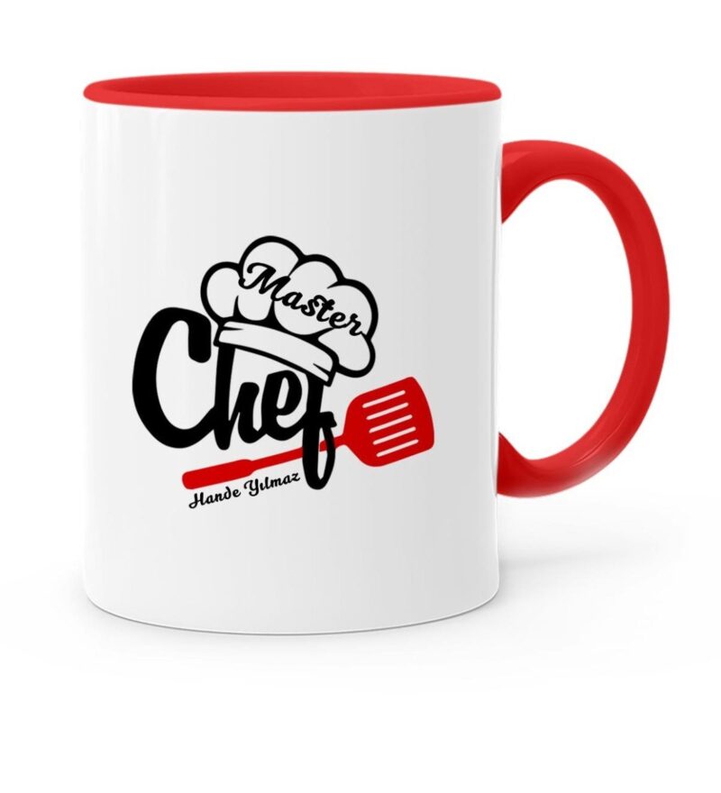 Kişiye Özel Master Chef Kırmızı Kupa Bardak - 2