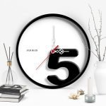 Kişiye Özel Tasarım Kaliteli 5mm HDF Fotoblok Baskı Ahşap Duvar Saati 28cm - 3