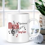 Kişiye Özel Mesleki Müzik Öğretmeni Beyaz Kupa Bardak - 001