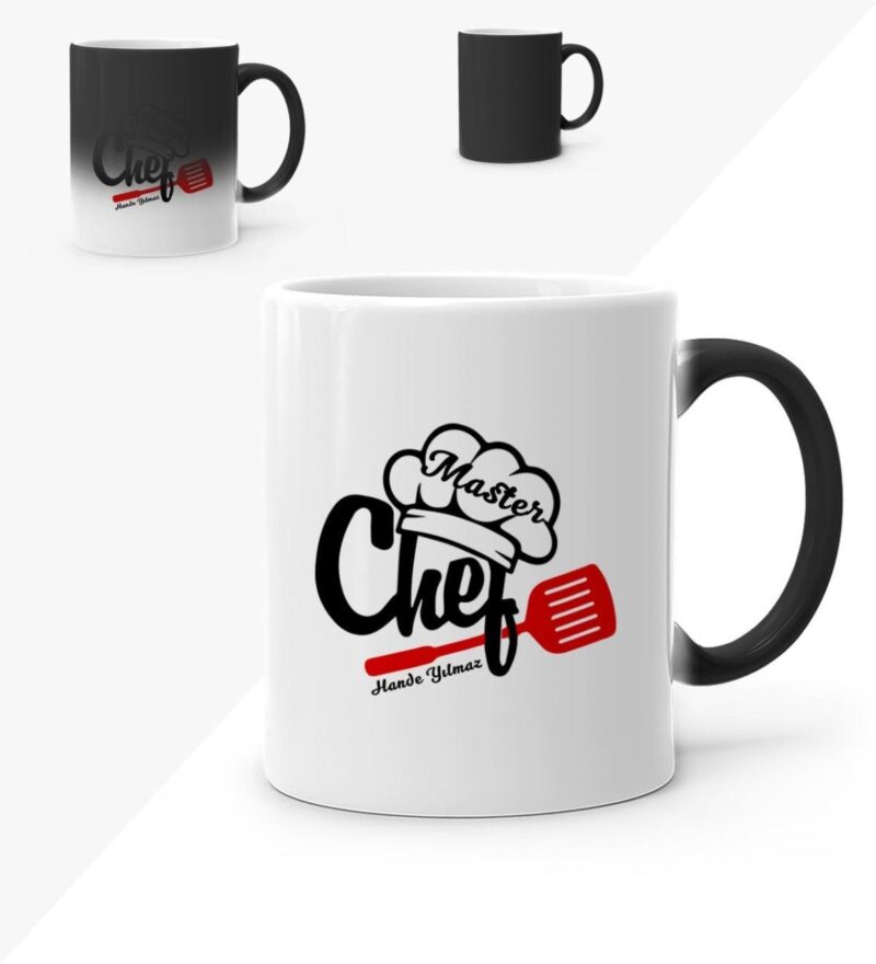 Kişiye Özel Master Chef Sihirli Kupa Bardak - 2