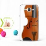 Kişiye Özel Samsung Galaxy J7 İnce Şeffaf Silikon Telefon Kapağı (Keman Temalı)