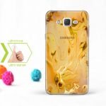 Kişiye Özel Samsung Galaxy J7 İnce Şeffaf Silikon Telefon Kapağı (Mermer Temalı-5)