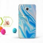 Kişiye Özel Samsung Galaxy J7 İnce Şeffaf Silikon Telefon Kapağı (Mermer Temalı-1)
