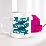 Kişiye Özel Beyaz Kupa Bardak (Babalar Günü Temalı) 006