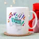 Kişiye Özel İlk Babalar Günün Kutlu Olsun Tasarımlı Beyaz Kupa Bardak - 6