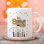 Kişiye Özel İlk Babalar Günün Kutlu Olsun Tasarımlı Beyaz Kupa Bardak - 5