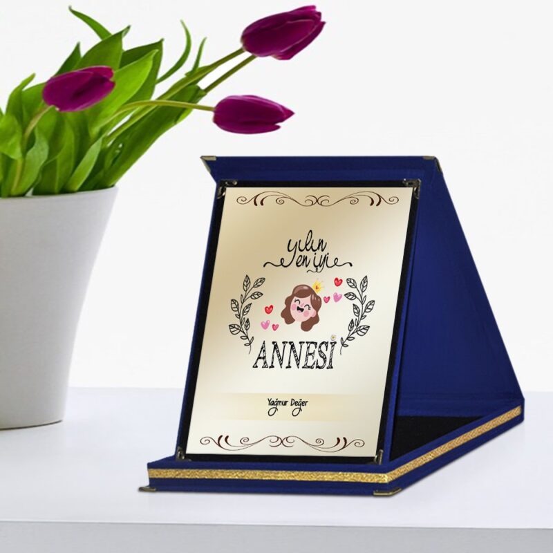 Kişiye Özel Yılın En İyi Annesi Lacivert Plaket Ödülü - 2