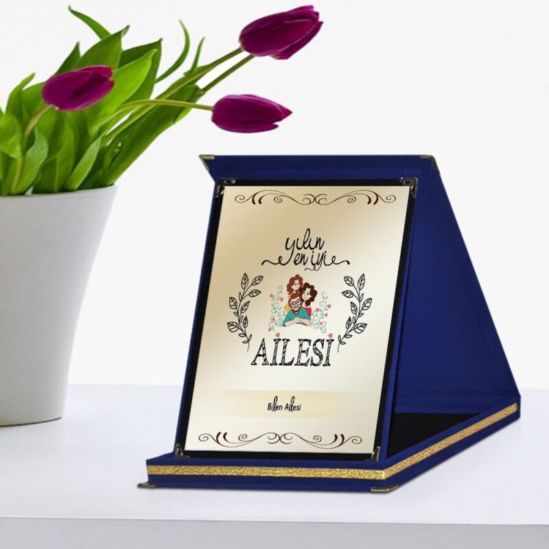 Kişiye Özel Yılın En İyi Ailesi Lacivert Plaket Ödülü - 1