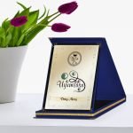 Kişiye Özel Yılın En Uyumlusu Lacivert Plaket Ödülü