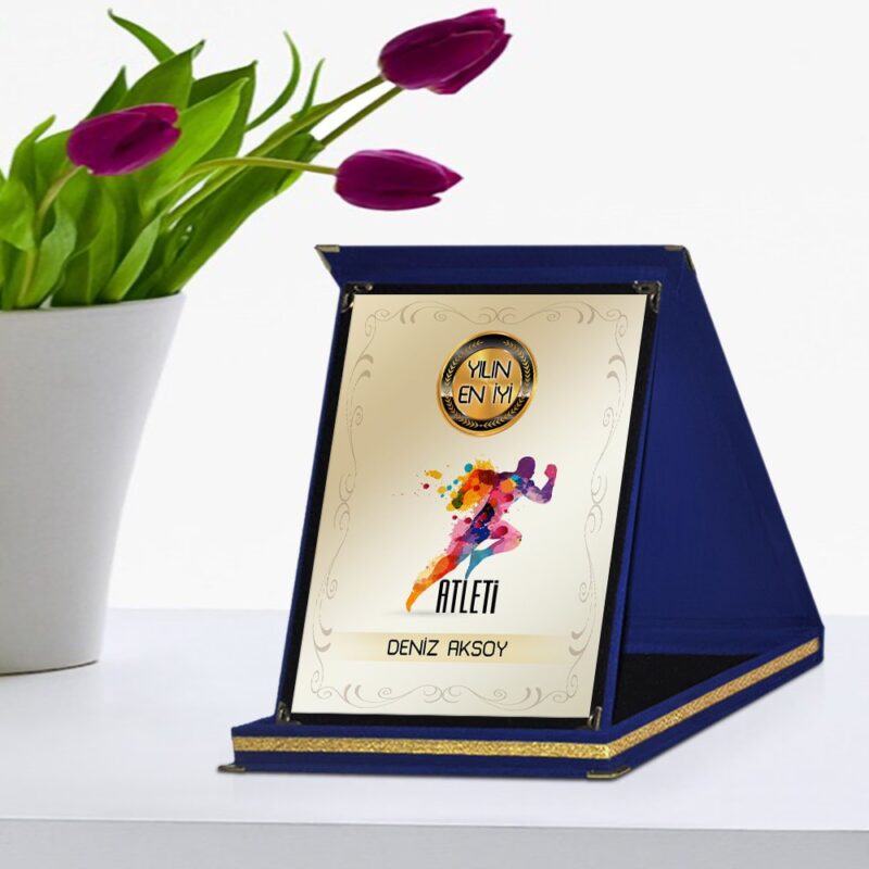 Kişiye Özel Yılın En İyi Atleti Lacivert Plaket Ödülü - 2
