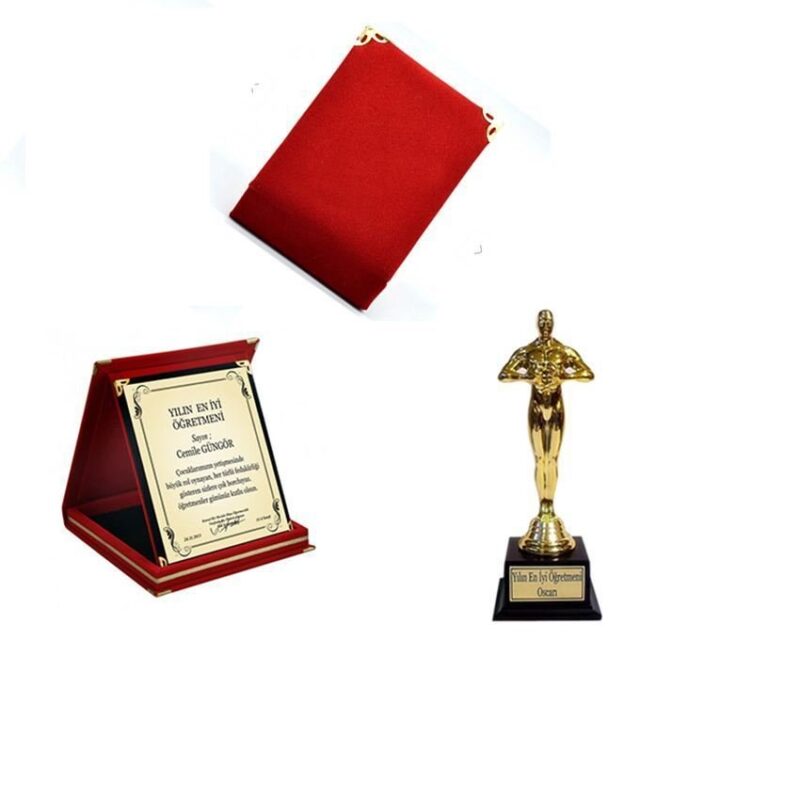 Öğretmenler Günü Yılın Öğretmeni Plaket ve Oscar Ödülü