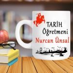 Tarih Öğretmeni Beyaz Kupa Bardak