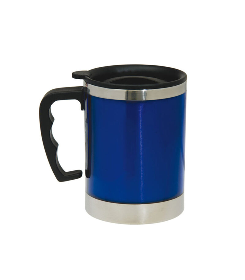 Kişiye Özel Termos Kupa Mug Bardak 400ml Mavi