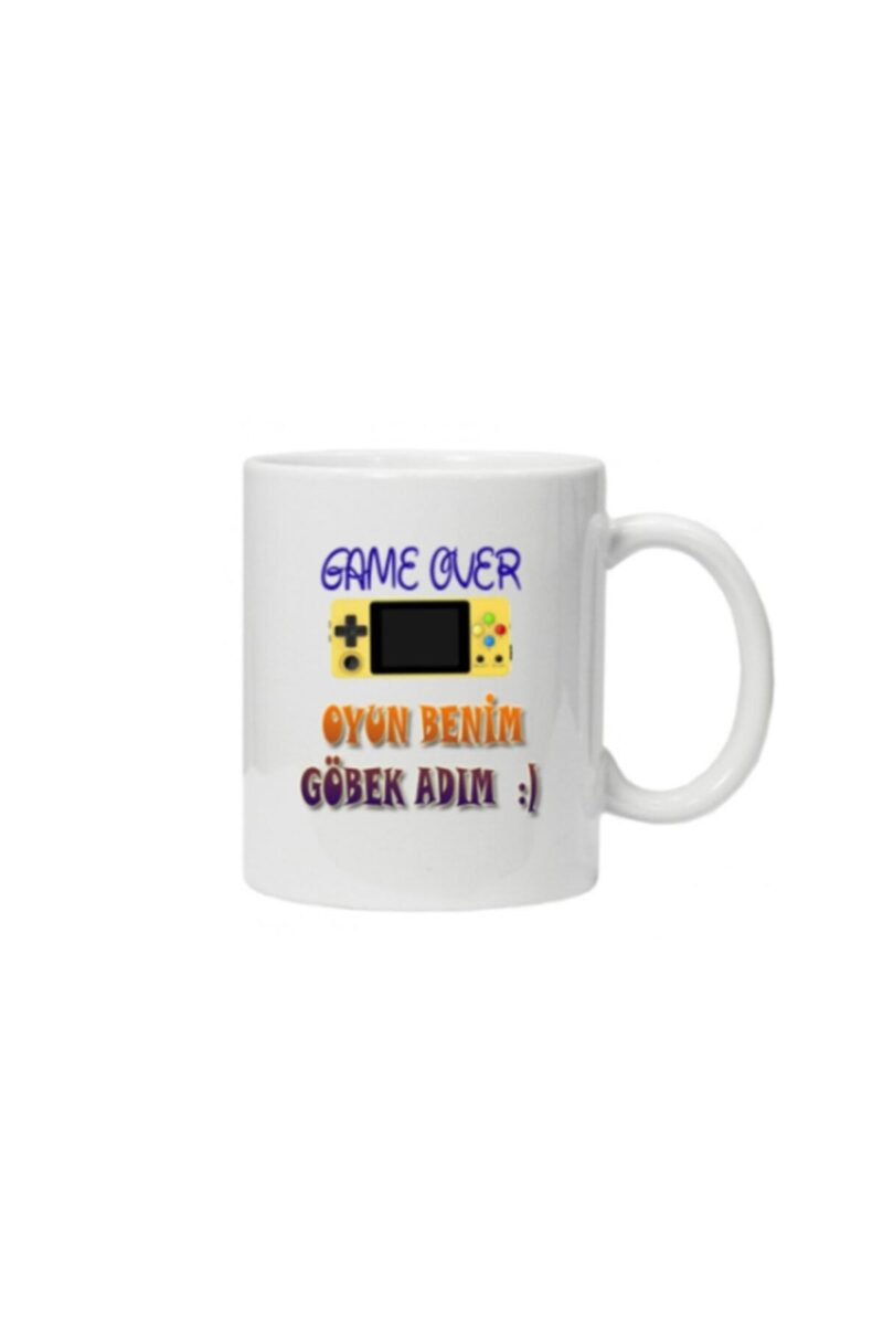 Beyaz Profesyonel Gamer Oyuncu Kupa Bardak