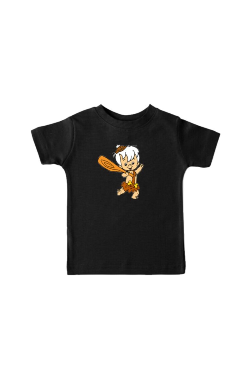 Siyah Bambam Moloztaş Bebek Çocuk Tişörtü 0-10 Yaş Seçenekli Yerli Üretim Tshirt