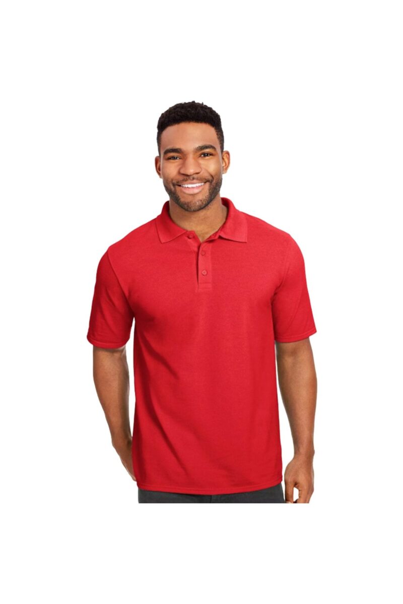 Polo Yaka Lüx Penye Tişört Kırmızı Kısa Kol Yüksek Kalite Pamuklu Yakalı Tshirt Pike Penye Kumaş