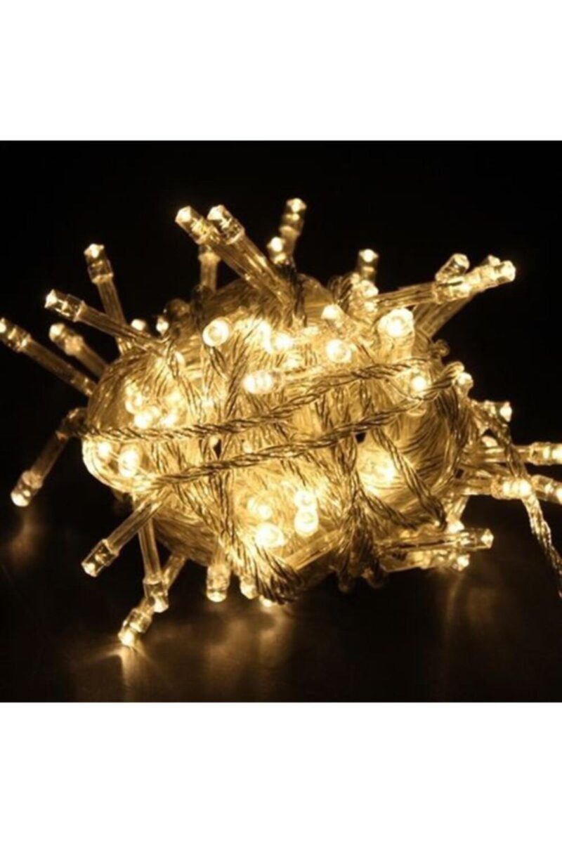 Şeffaf Kablolu Pilli Led Dekorasyon Işığı 5 Metre 30 Ip Ledli
