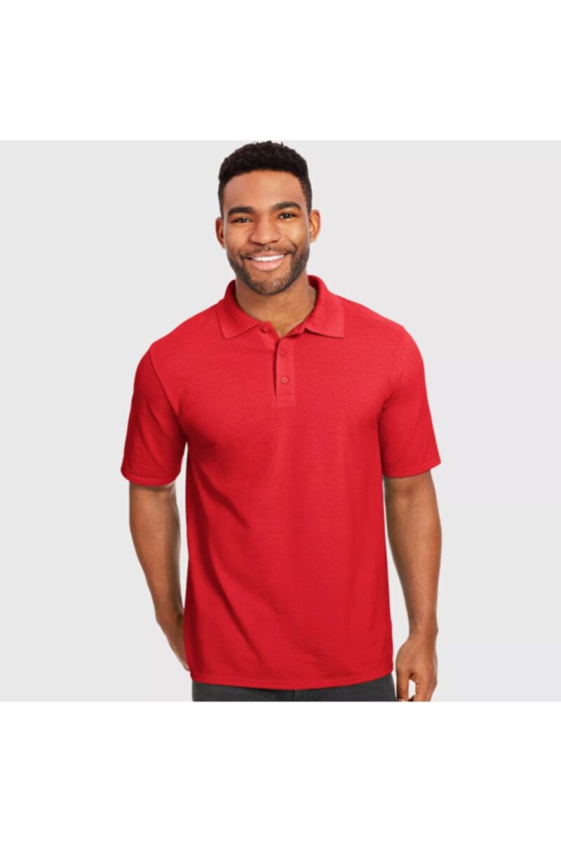 Polo Yaka T-shirt Kırmızı