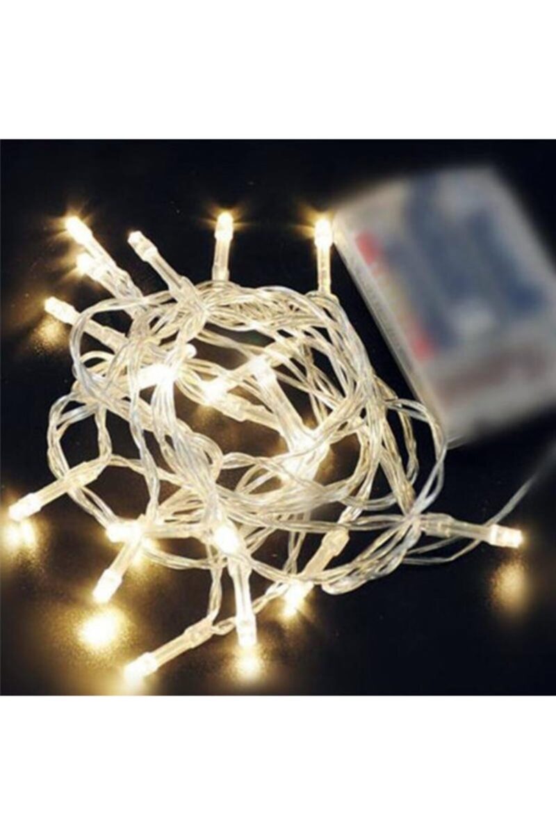 Şeffaf Kablolu Pilli Led Dekorasyon Işığı 5 Metre 30 Ip Ledli - Görsel 2